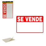 LETREROS SE VENDE 40CMX25CM PVC "HM-2240"