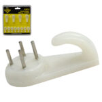 GANCHOS PARA PAREDES DE CONCRETO 12PZA 20/10KGS "F-1267"