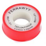 CINTA TEFLON 3/4 X 10MTS PARA AGUA "TFA3FY-P"
