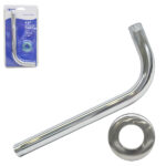 TUBO DE EXTENSION DE 12" METALICO CROMADO "P-11266"