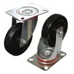 RUEDA DE CAUCHO 1.5" 20KG NEGRA "F-1400"