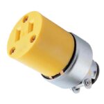 TOMA BIPOLAR HEMBRA 15 AMP - 125 V (CON GAZA) CERT. (CIDET) "KOB-88"