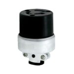 TOMA PARA EXTENSION JUMBO MEDIA VUELTA HEMBRA 3 POLOS IND 20 AMP-125  "KOB-110"