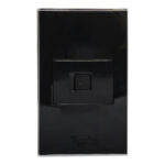 PLACA TELEFONICA EMPOTRAR NEGRO PLATA CERT. "KOB-R7182BS"