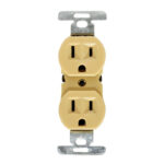 TOMA DOBLE POLARIZADO EMPOTRAR 15 AMP - 125 V CERT. "KOB-77"