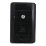 PLACA COMBINADA COAXIAL+TELEFÓNICO EMPOT CERT NEGRO "KOB-R7582B"