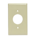 PLACA PARA TOMA REDONDA PLASTICA CERT. "KOB-87"