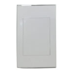 PLACA CIEGA PLATA COLOR BLANCO  CERT." KOB-R7141WS"