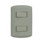 INTERRUPTOR DOBLE 3 VIAS (TRIWAY) EMPOTRAR 10 AMP -125V BEIGE "KOBM-7200T"
