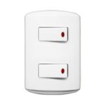 FERRET TANIA MEDITERRA 2 BLANCO INTERRU DOBLE L/PILOTO  10 AMP - 125 V CERT BLANCO