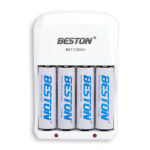 CARGADOR BATERIAS 4XAA 1500MAH MIMH INCLUIDAS Y SALIDA USB "BST-C804U+AA"