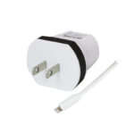 ADAPTADOR DC 2400 mA USB 5V P/IPAD/TABLET/TELEF CON CABLE IPHONE "BST-M324 IPHONE"