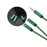 EXT "Y" PLUG 3.5 4C A 2 JACK 3.5 ST 20CM "PAC-201"