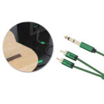 EXT "Y" PLUG 1/4 ST A 2 PLUG RCA 1M "PAC-212"