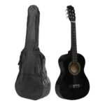 INSTRUMENTO GUITARRA CLASICA NEGRA 39" C/ ESTUCHE "CG-100-BK"