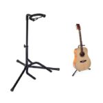 PEDESTAL PARA GUITARRA NEGRO DE PIE "D-9"