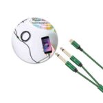 CABLE USB TIPO C A 2 PLUG 1/4 MONO 1M BLISTER "PAC-220"