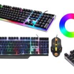 KIT GAMING TECLADO/MOUSE MULTICOLOR "WB-550"