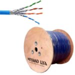 CABLE UTP CAT7 SFTP MIYAKO AZUL 600 MHz 10 Gbps 23AWG 1000FT/305M "23-CAT7SFTP"
