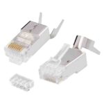 CONECTOR MODULAR RJ-45 CAT-7 CERTIFICADO METAL (BOLSA 6 UNIDADES) "KR-204CAT7HQ-6BAG"