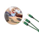 CABLE USB TIPO C A 2 JACK RCA 25CM BLISTER "PAC-218"