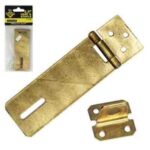 ALDABA 3.5" PULG X 1 1/4" PULG COLOR DORADO "F-1432"