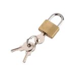 CANDADO 32MM MACHO DORADO BLISTER "FE-1578"