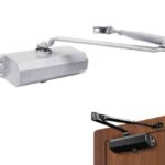 CIERRAPUERTAS DE BRAZO AEREO HIDRAULICO ALUMINIO 160° 65KG CROMADO "RB-DC061B-AL"