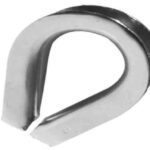 GUARDACABO DE ACERO INOXIDABLE 1/2" "DEDAL" MARINO UNIDAD "SI-1014"