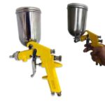 PISTOLA P/ PINTAR TIPO GRAVEDAD ALTA PRESION 400ML BOQUILLA DE 1.7M "SP1740"