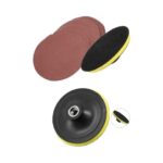 DISCO PULIDOR DE GOMA 7" 180MM 8500RPM MAX 5 LIJAS "DP180J-P"