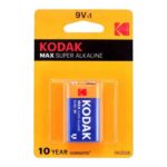 BATERIA 9V ALKALINA KODAK 6LR61 (6012) "ALK-9VX1"