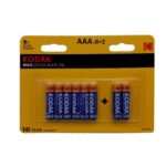 BATERIA AAA ALKALINA KODAK LR03 1.5V (BLISTER 8PCS) 6023 "ALK-AAAX8"