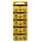 BATERIA PASTILLA 1.5V ALKALINA A76,LR44,AG13 (UNIDAD) "LR44-KODAK"