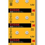 BATERIA PASTILLA 1.5V ALKALINA AG3 (6041) PAQ 2 "LR41-KODAK-2BAG"