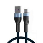 CABLE USB TIPO C A MACHO USB 1M 3.2AMP CARGA RAPIDA REDONDO AZUL "6-MA2511B"