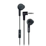 AUDIFONO PASTILLA C/MICROFONO NEGRO 3.5MM TIPO L P/CELULAR "EB-MIC BK"