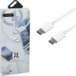 CABLE USB TIPO C A TIPO C 5AMP 1M HUAWEI/SAMSUNG S8 CARGA RAPIDA "EL-5009"