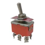 SWITCH PALANCA 110/220V 15A 6P C/TORNILLO ON-ON P/TRABAJO PESADO "20-SW2460"