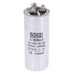 CAPACITOR ARRANQUE 50UF+5UF 450VAC 50/60HZ CBB65 METALICO C/3 TERMINALES "25-50+5UF450V"