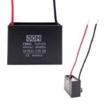 CAPACITOR ARRANQUE RECTANGULAR ABANICO O REFRIGERACION 18MFD CBB61 2 CABLES "25-A18UF450VAC"