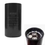 CAPACITOR ARRANQUE 340UF-408UF 250VAC 50/60HZ CD60 NEGRO C/2 TERMINALES "25-AS340-408UF"