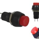SWITCH PUSH BOTTON 250VAC 2AMP REDONDO ON/OFF 2PTS "NB-912"