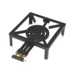 ESTUFA DE GAS 1 QUEMADOR 3 LLAVES PORTABLE INDUSTRIAL 9" CON BASE DE 14" "SGB-07"