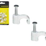 GRAPAS PARA CABLE 6MM BLISTER 20PCS "F-1557"