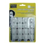 GANCHOS AUTOADHESIVOS 1"x1" 1 KGS 16PCS "FE-1267"