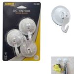 GANCHOS DE VENTOSA 2" 1KGS 3PCS REDONDO "FIX-1323"