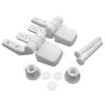 ACCESORIOS PARA INSTALAR TAPA DE SANITARIO KIT BLISTER 2PCS "FE-1478"