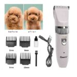 MAQUINA P/CORTAR PELO DE PERRO KIT 7PCS RECARGABLE "MX-898"