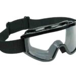 LENTES DE PROTECCION SEGURIDAD ELASTICO NEGROS "GG-3"